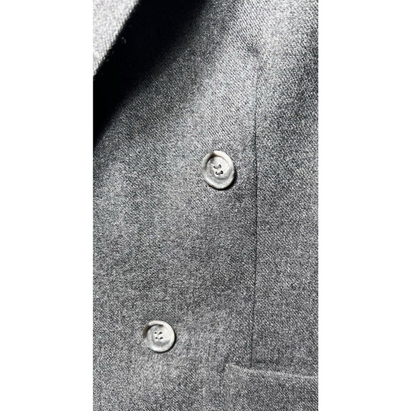 JG Hook Women’s Vintage Blazer Charcoal Red 100% Wool Size 8 - Picture 5 of 9